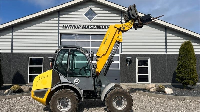 Wiellader Kramer 750T Allrad med pallegafler og adabter. Med telesk