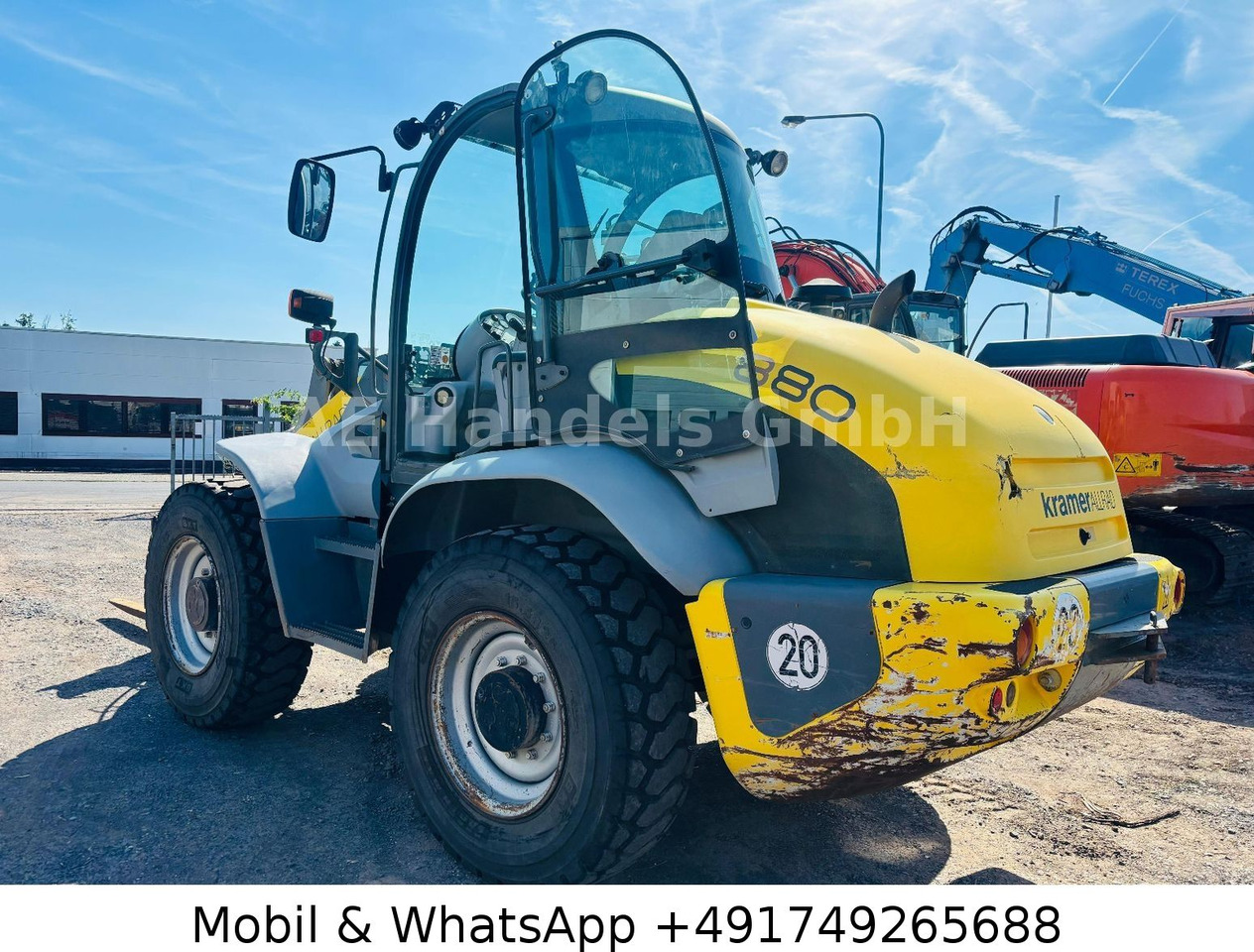 Wiellader Kramer 880 Allrad *Schnellwechsler/2xSchaufel/1xGabel