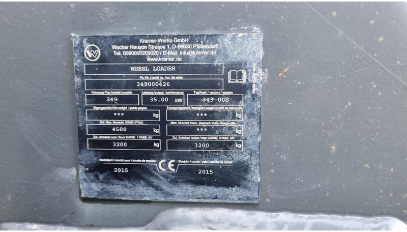 Wiellader Kramer Allrad 5055, 30km/h, Hjullastare