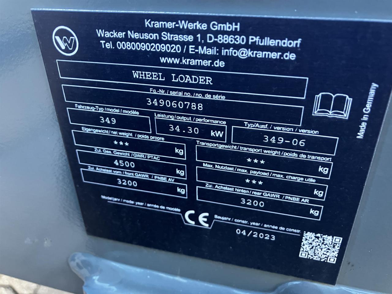 Wiellader Kramer KL18.5