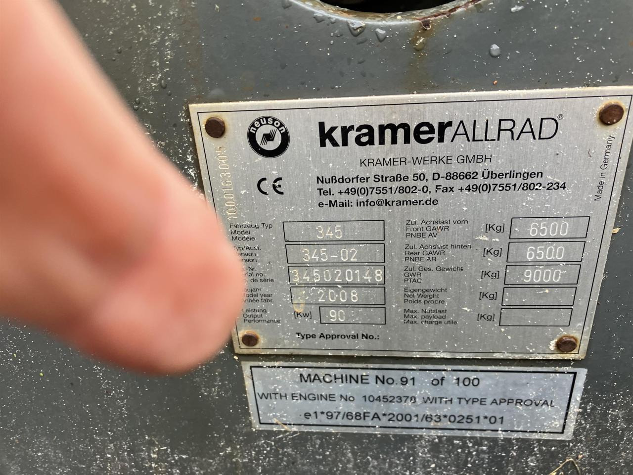 Wiellader Kramer KL 880