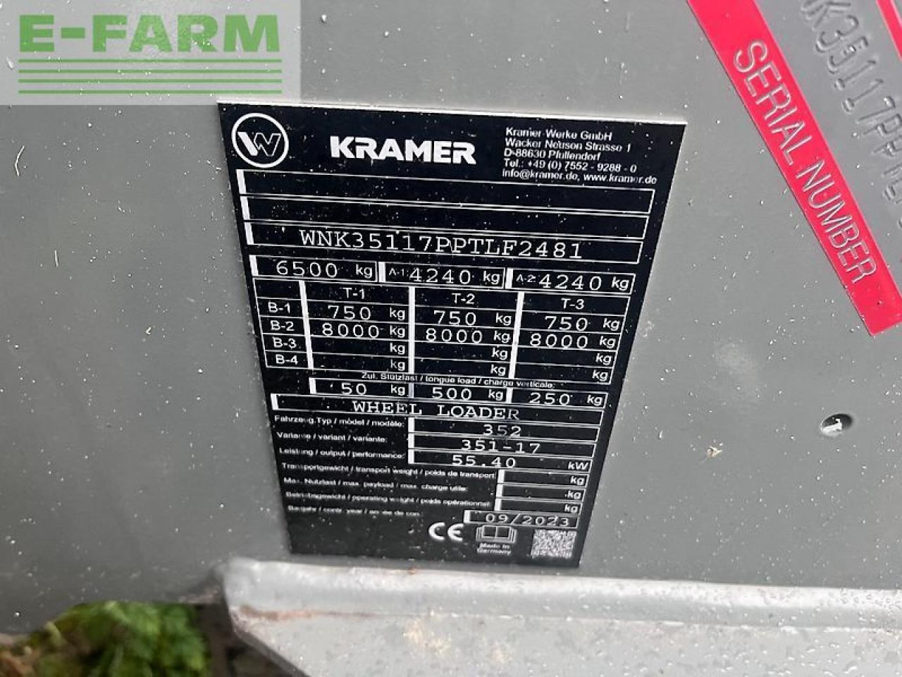 Wiellader Kramer kl 30.8 t