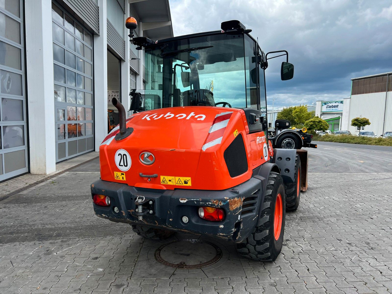 Wiellader Kubota R070 / Gabel & Schaufel / nur 1.869h!