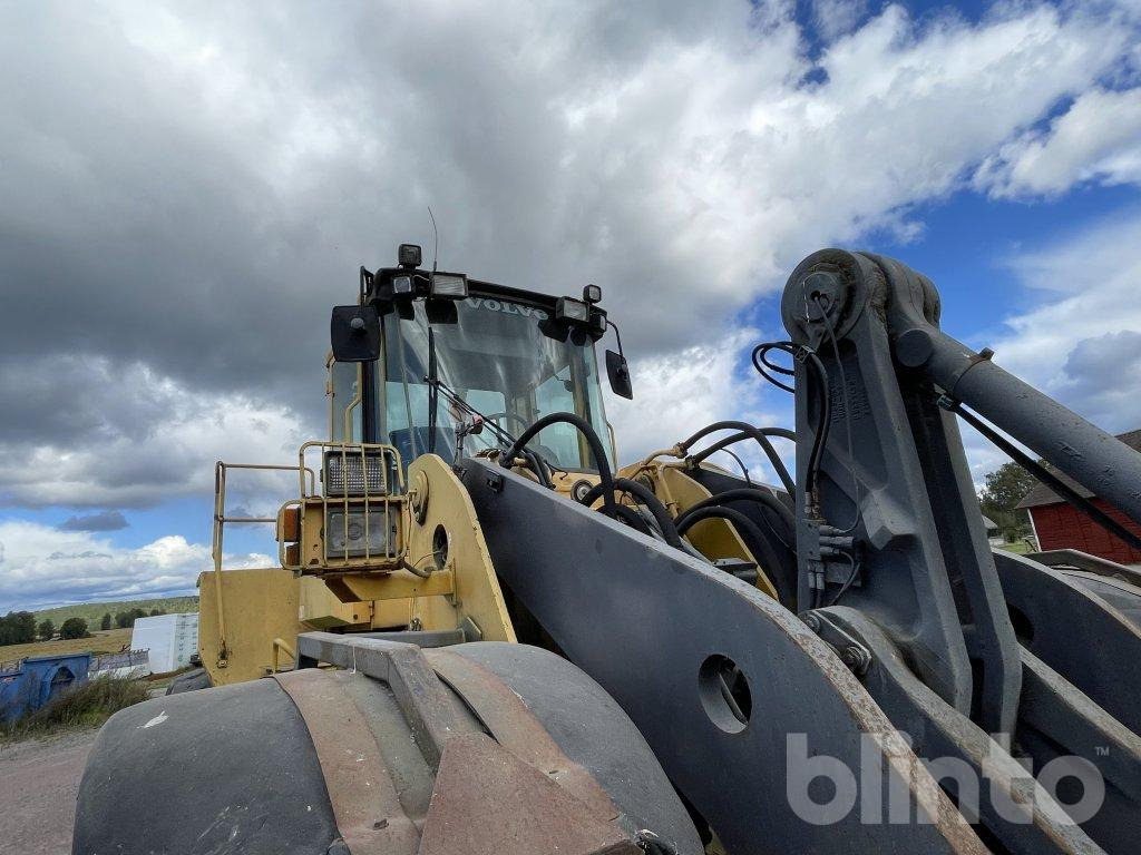 Wiellader L180 c med skopa