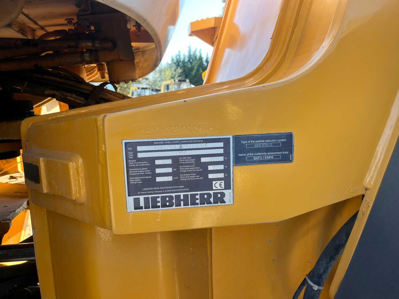 Wiellader LIEBHERR - L550 - WHEEL LOADER - 2015