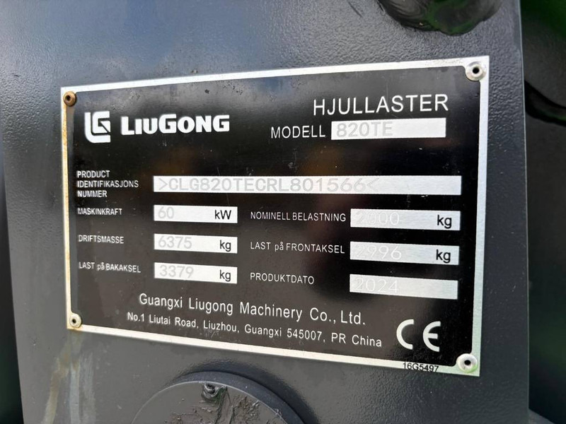 Wiellader LIUGONG 820 TE Electric