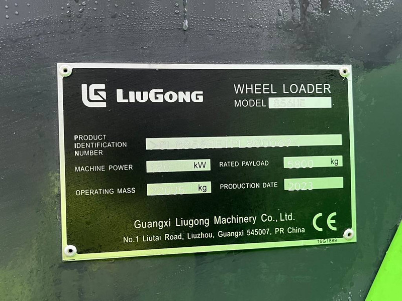 Wiellader LIUGONG 856 HE