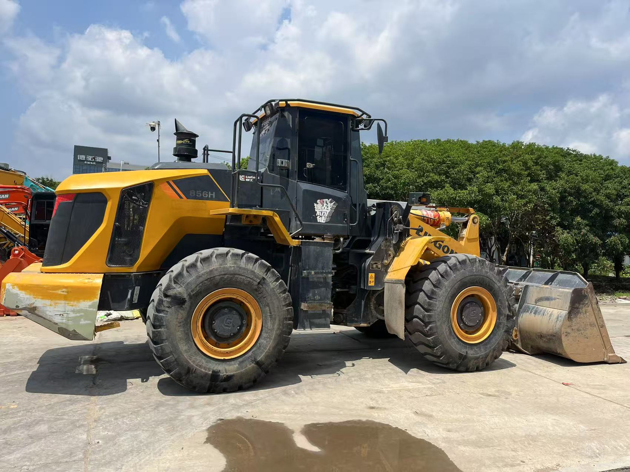 Wiellader LIUGONG CLG856H Original Condition 5 ton Payloader