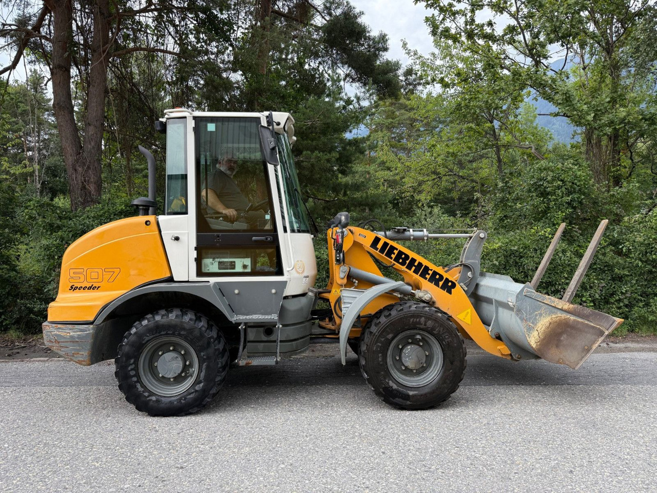 Wiellader Liebherr L507, Gabel+Schaufel, ONLY 850hours
