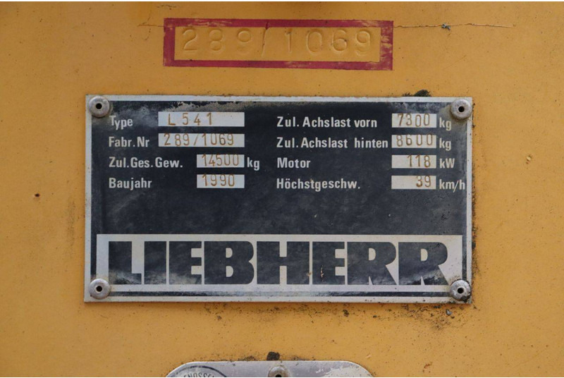 Wiellader Liebherr L541