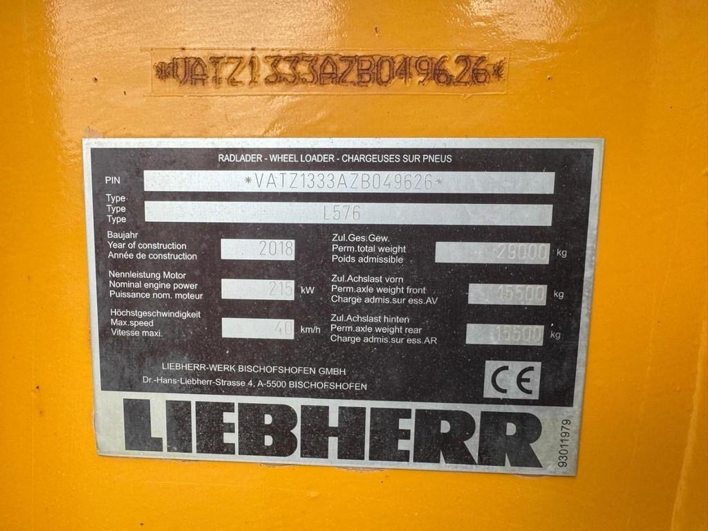 Wiellader Liebherr L576