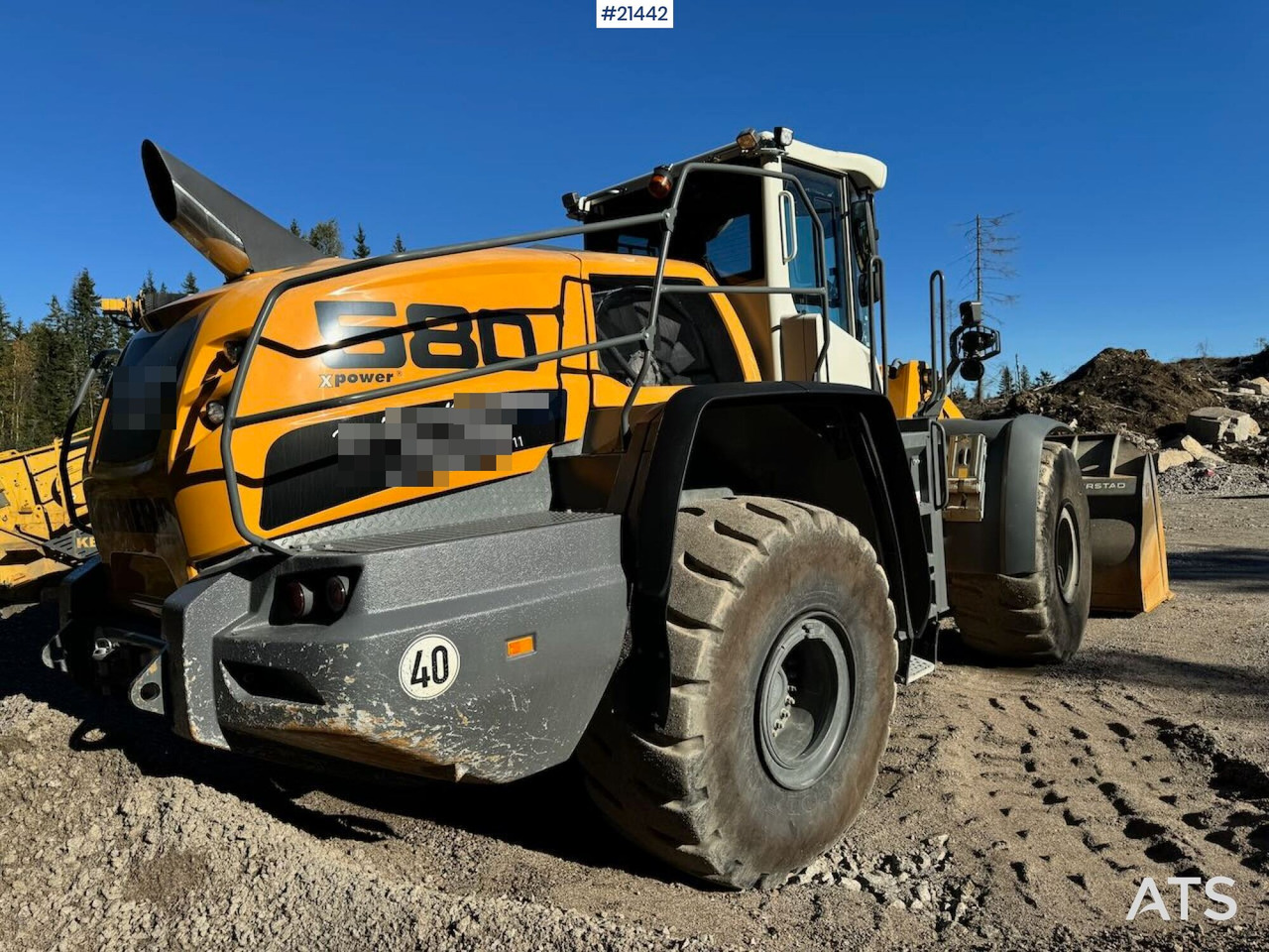 Wiellader Liebherr L580