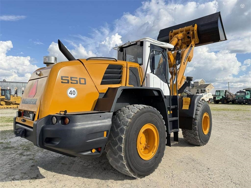 Wiellader Liebherr L 550 , quick coupler