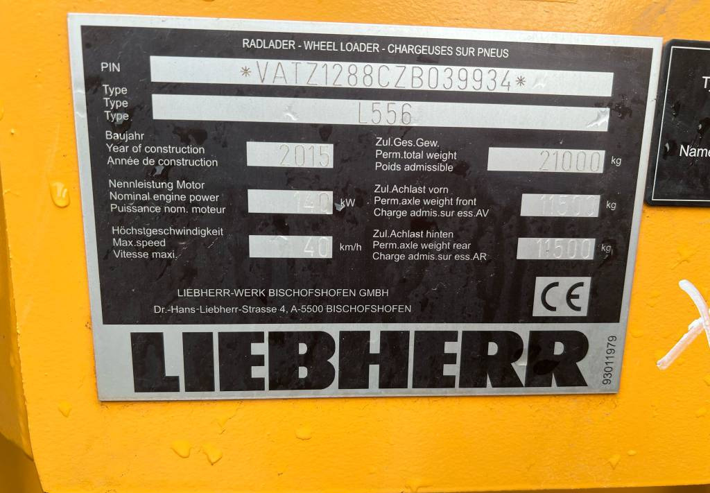 Wiellader Liebherr L 556