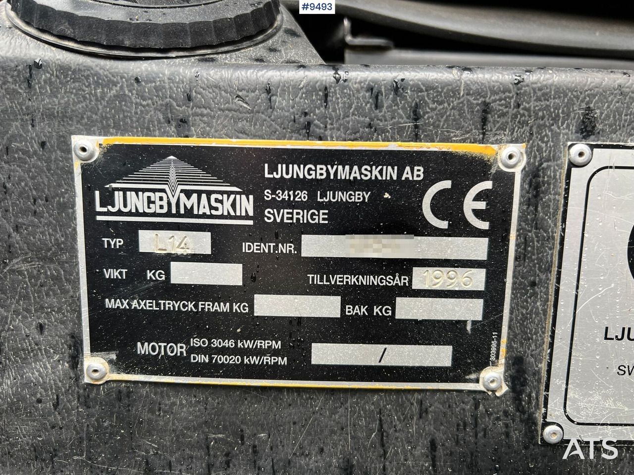 Wiellader Ljungby L14 Wheel loader (VIDEO)