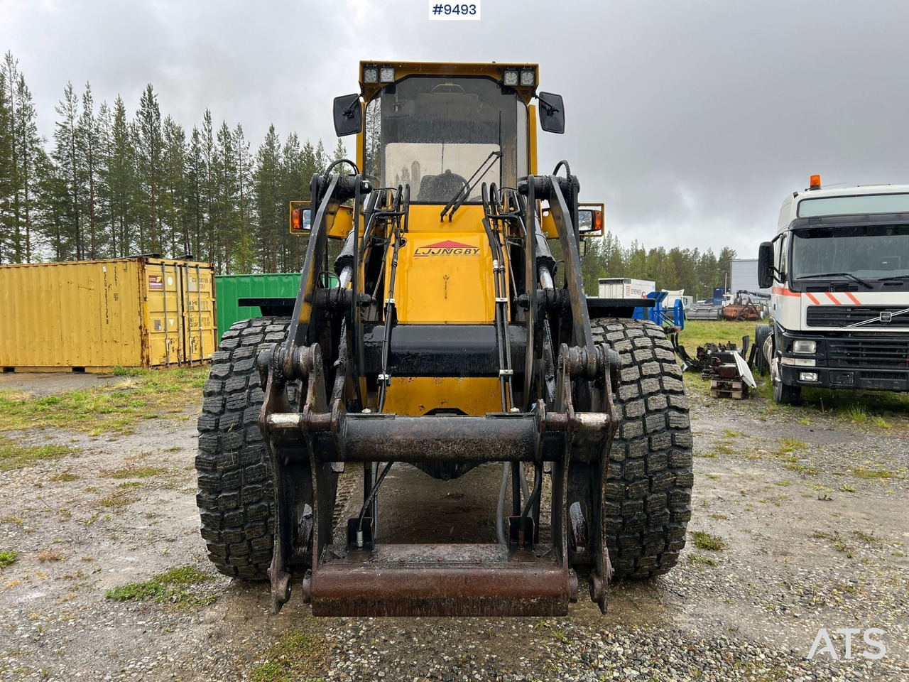 Wiellader Ljungby L14 Wheel loader (VIDEO)