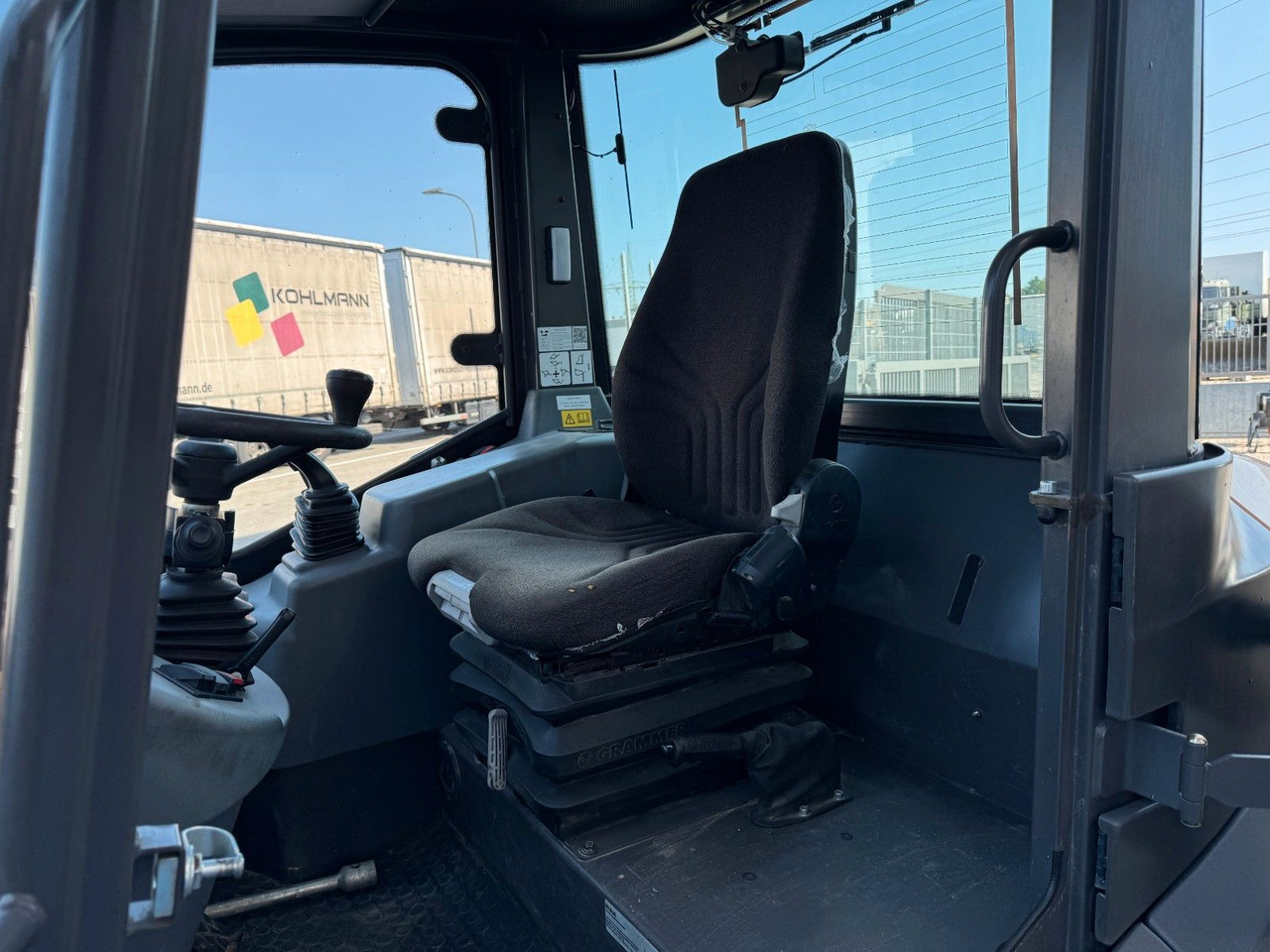 Wiellader MECALAC AX850 / nur 671h / 11.2022 / Gabel / Schaufel