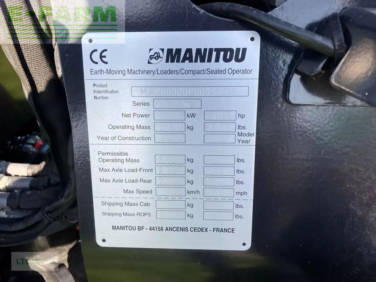 Wiellader Manitou mla5-50