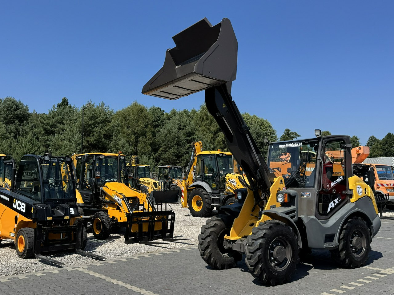 Wiellader Mecalac AX 700 Szybko-Złącze Łyżka Super Stan