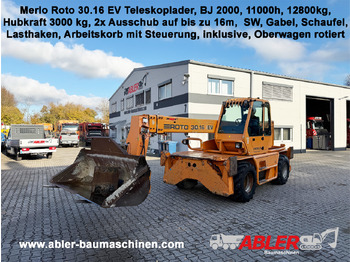 Wiellader  Merlo Roto 30.16 EV Teleskoplader 16m Arbeitskorb