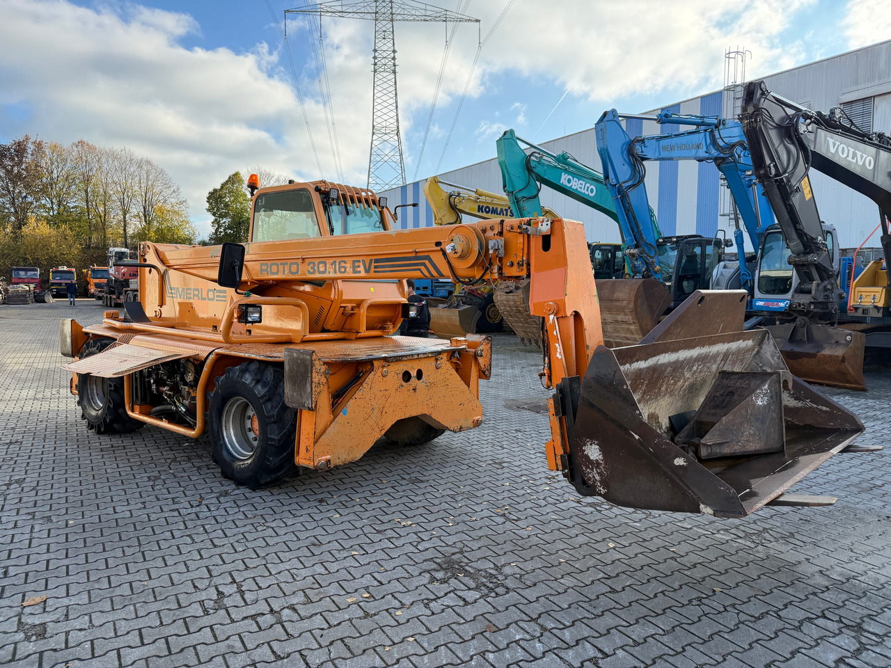 Wiellader Merlo Roto 30.16 EV Teleskoplader 16m Arbeitskorb