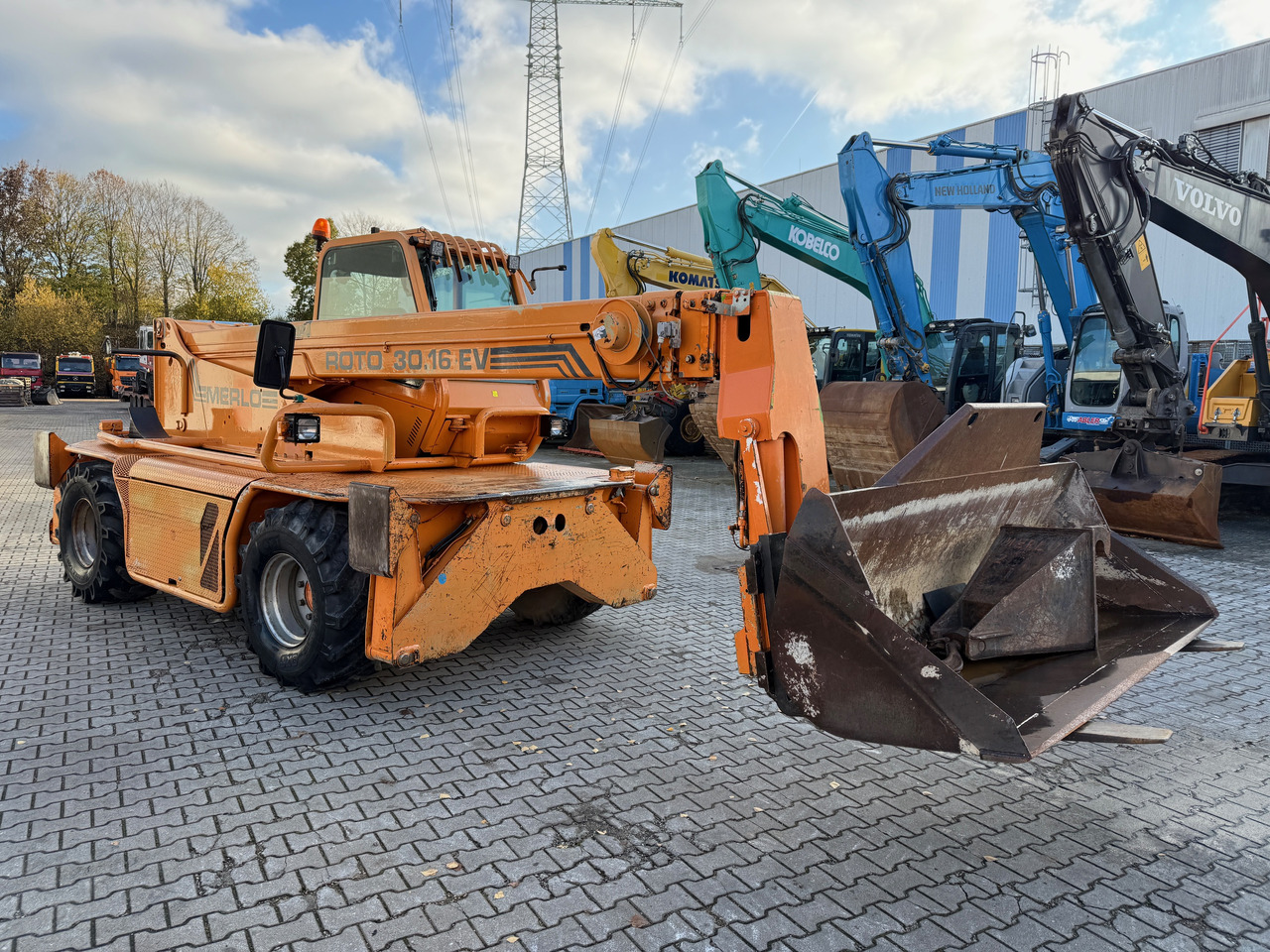 Wiellader Merlo Roto 30.16 EV Teleskoplader 16m Arbeitskorb