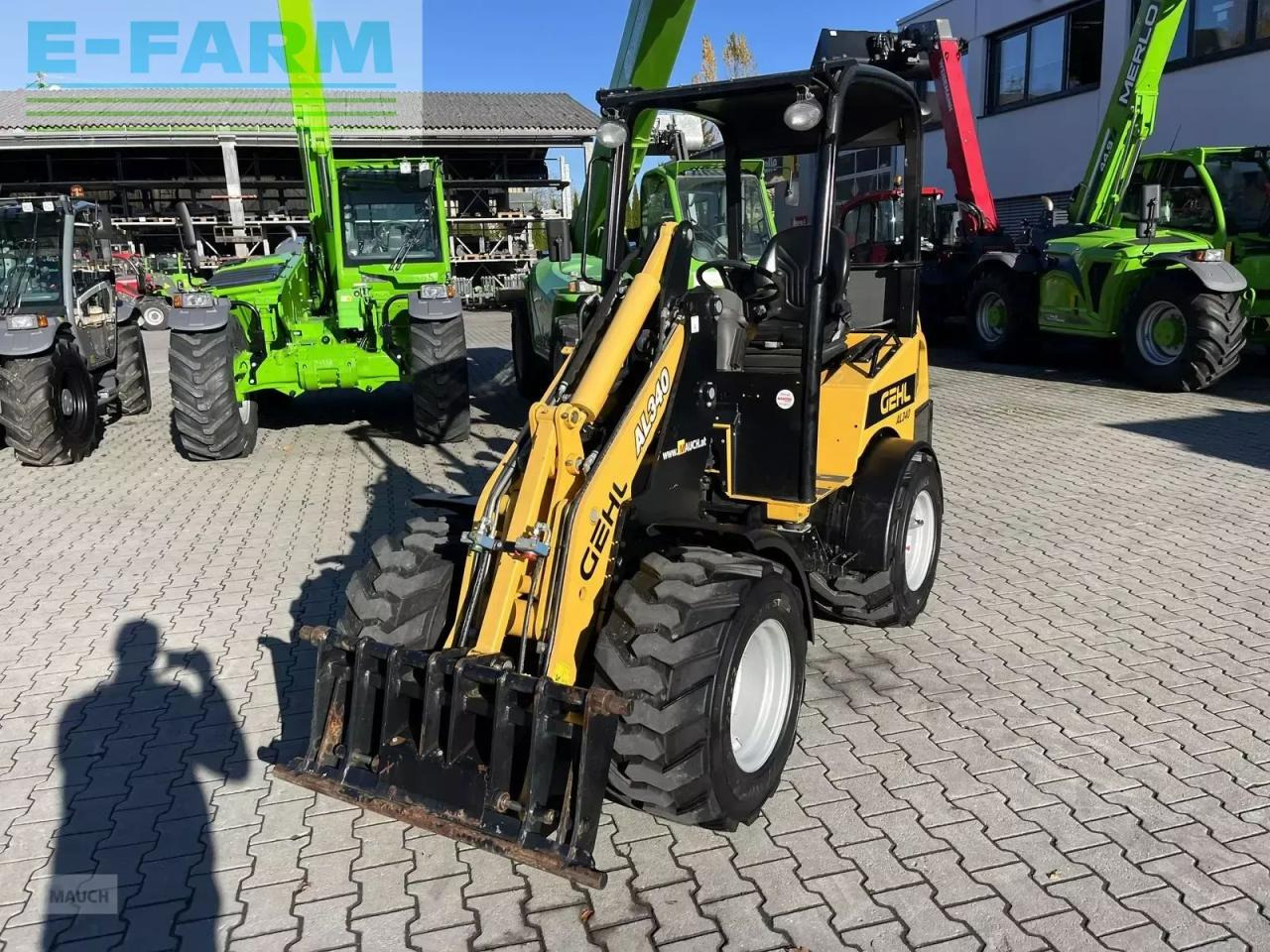 Wiellader Mustang 340 mit euroaufnahme hydraulisch