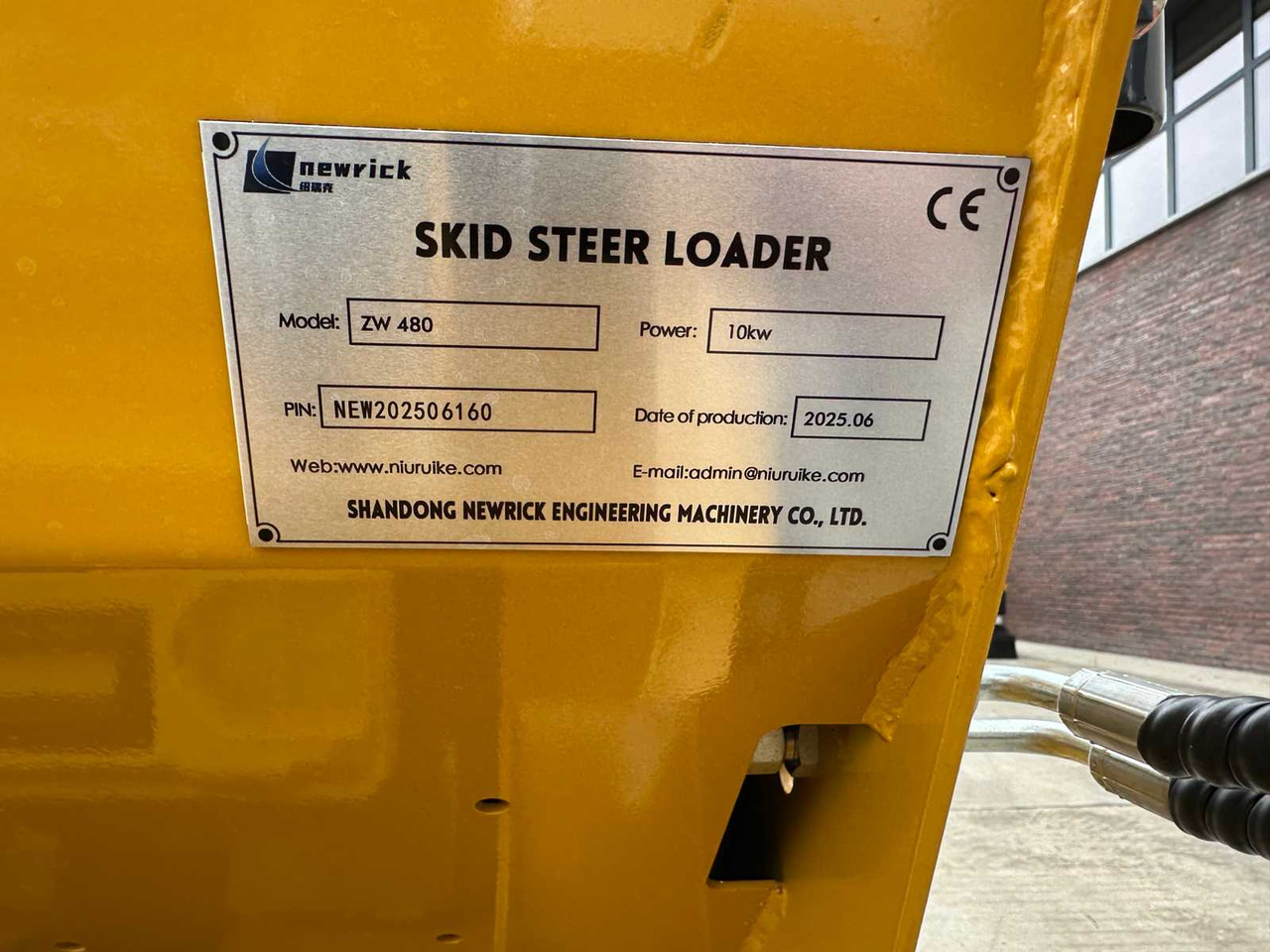 Wiellader NEWRICK - 2025 - ZW480 - TRACK LOADER