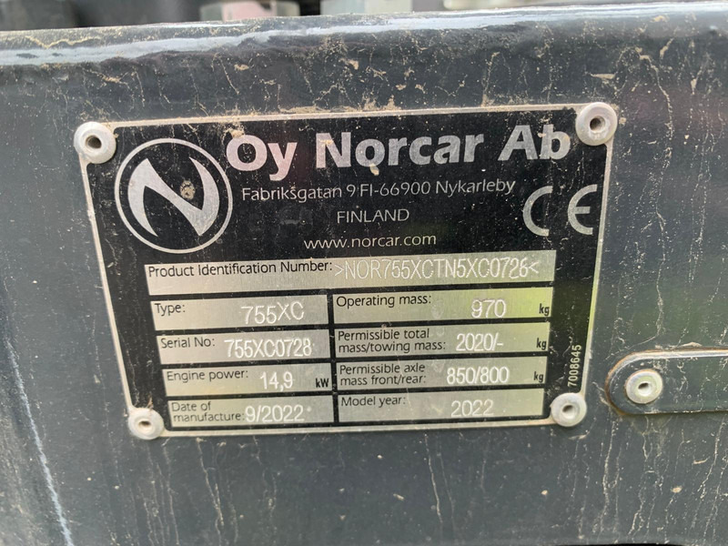 Wiellader NORCAR 755 XC 755XC Easy Drive