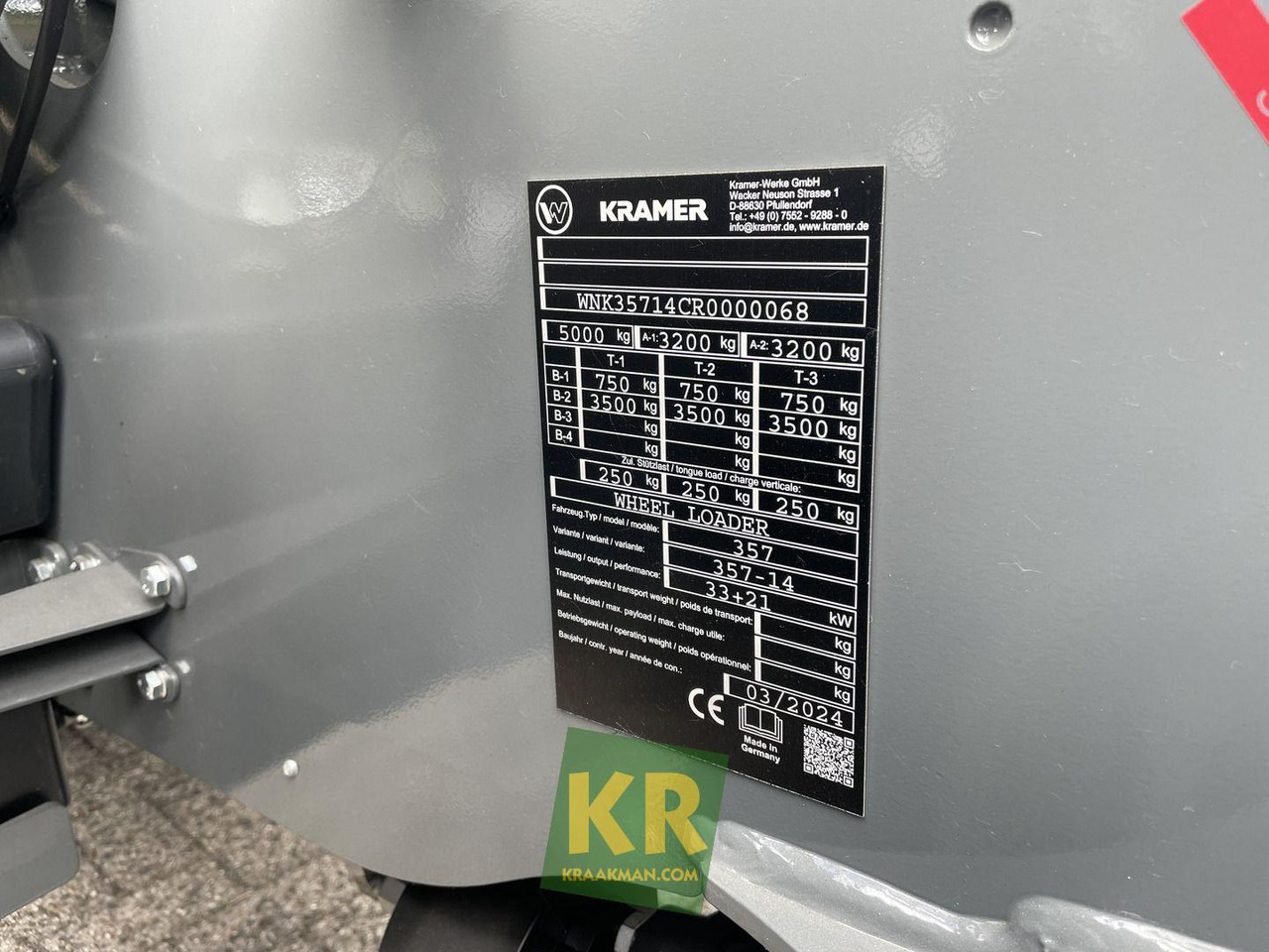 Wiellader Overig Kramer