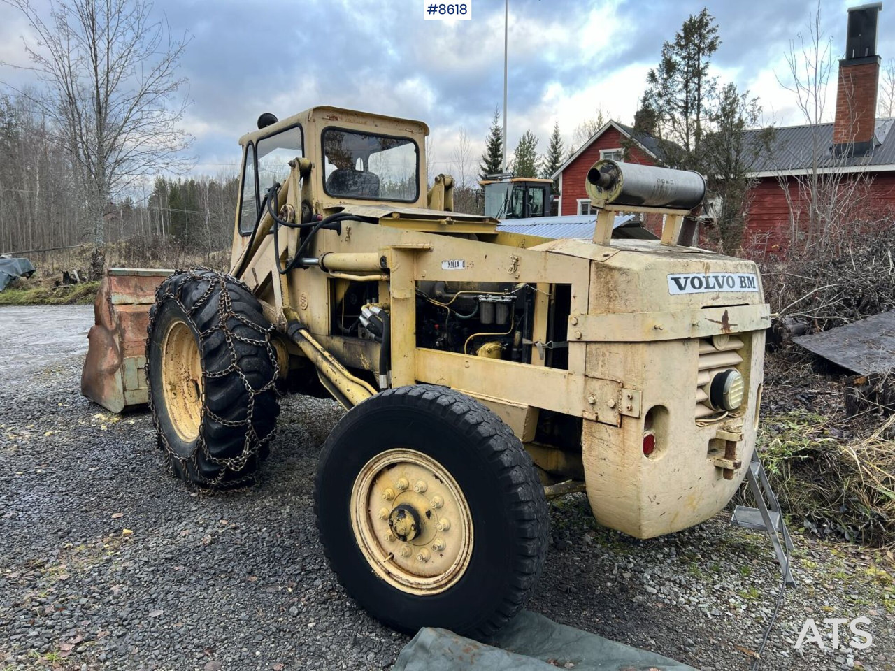 Wiellader Rear Loader VOLVO BM 350 (SEE VIDEOS)