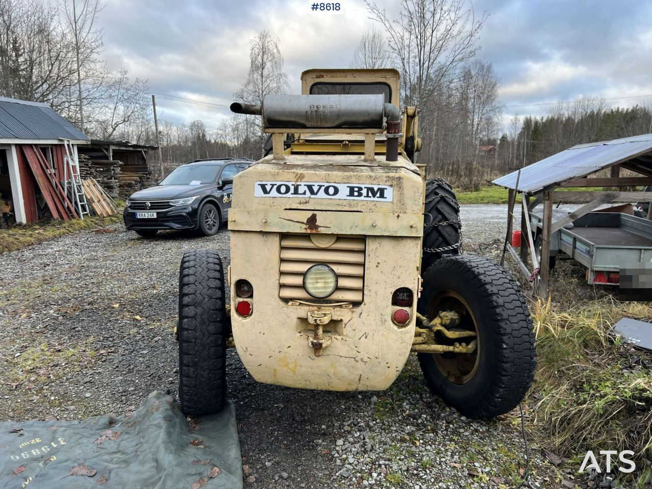 Wiellader Rear Loader VOLVO BM 350 (SEE VIDEOS)