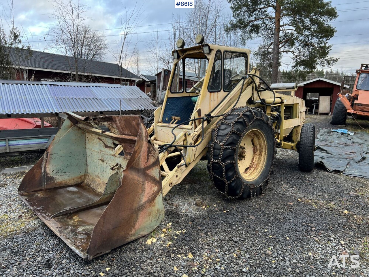 Wiellader Rear Loader VOLVO BM 350 (SEE VIDEOS)