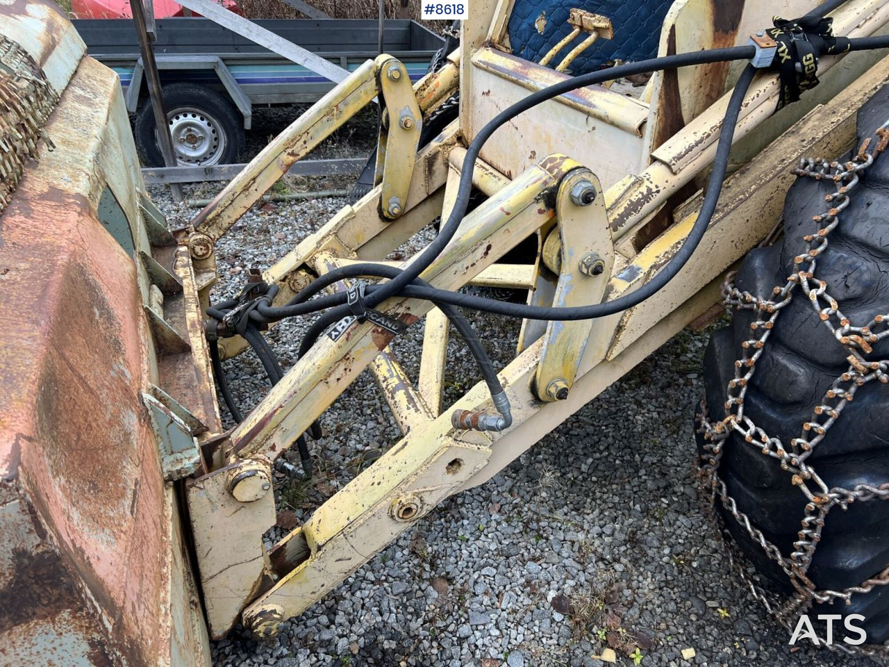 Wiellader Rear Loader VOLVO BM 350 (VIDEO)