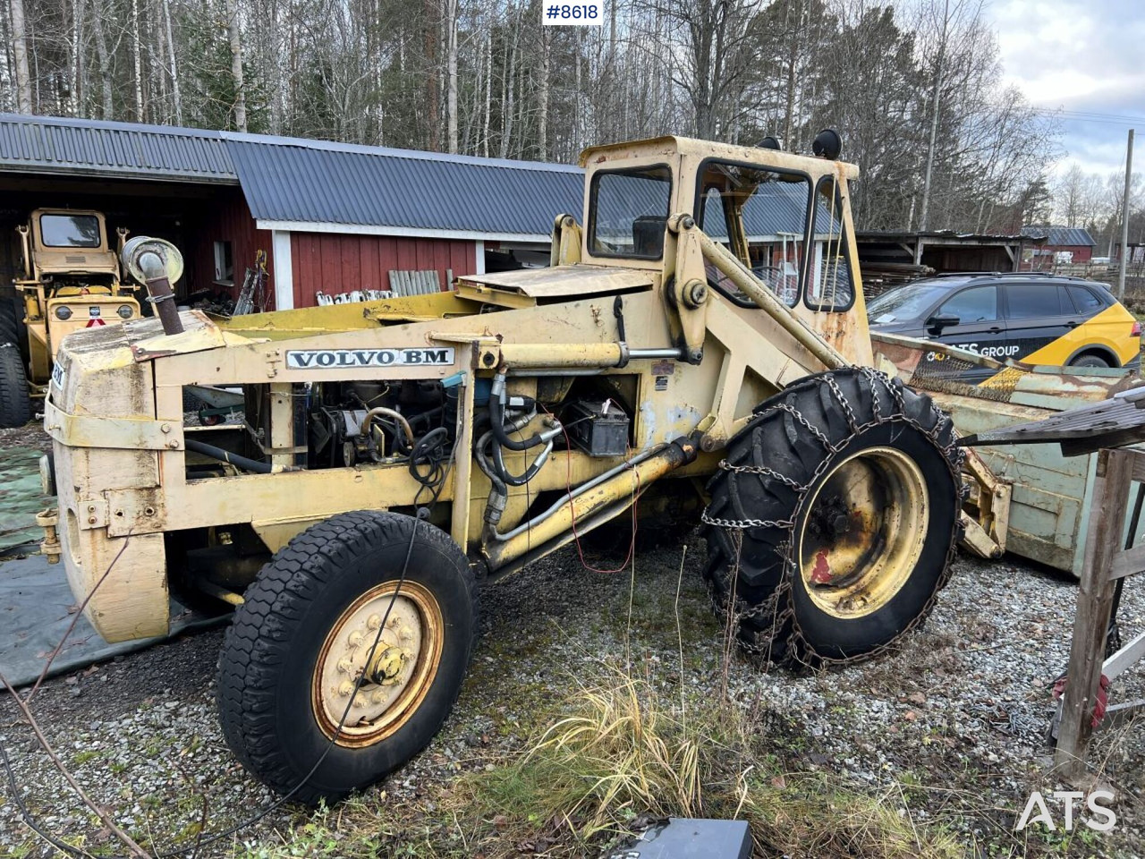 Wiellader Rear Loader VOLVO BM 350 (VIDEO)