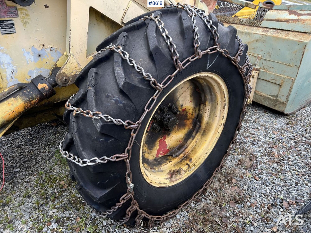 Wiellader Rear Loader VOLVO BM 350 (VIDEO)