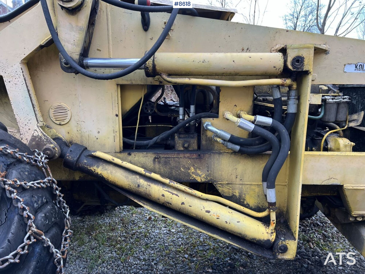 Wiellader Rear Loader VOLVO BM 350 (VIDEO)