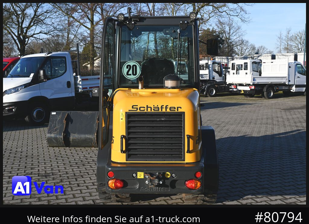 Wiellader SCHAEFFER Schäffer 2445S Hoflader, Gabel, 127 Bstd.