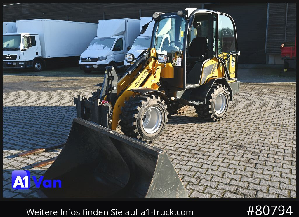 Wiellader SCHAEFFER Schäffer 2445S Hoflader, Gabel, 127 Bstd.