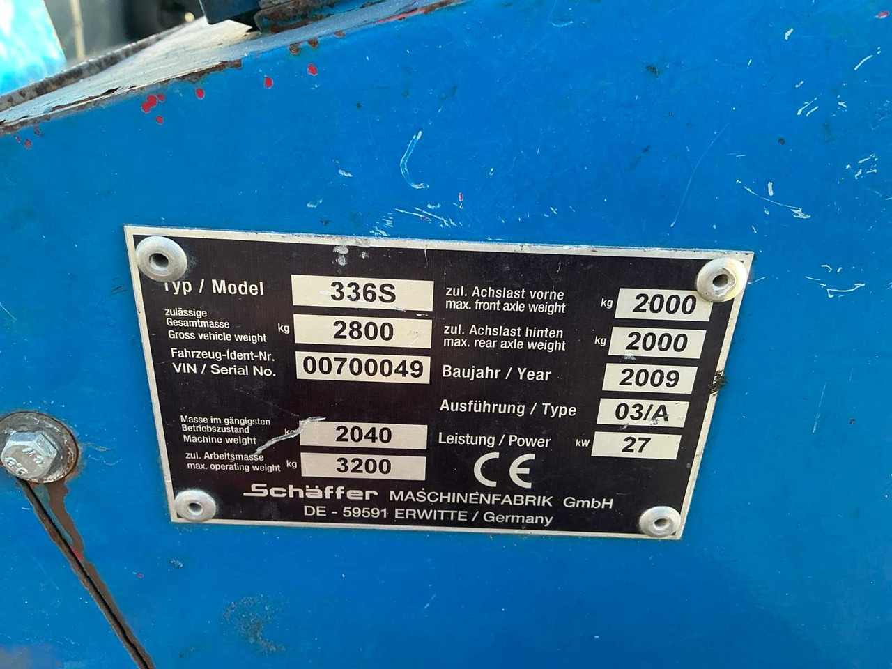 Wiellader SCHÄFFER 336S WHEEL LOADER / ARTICULATED LOADER