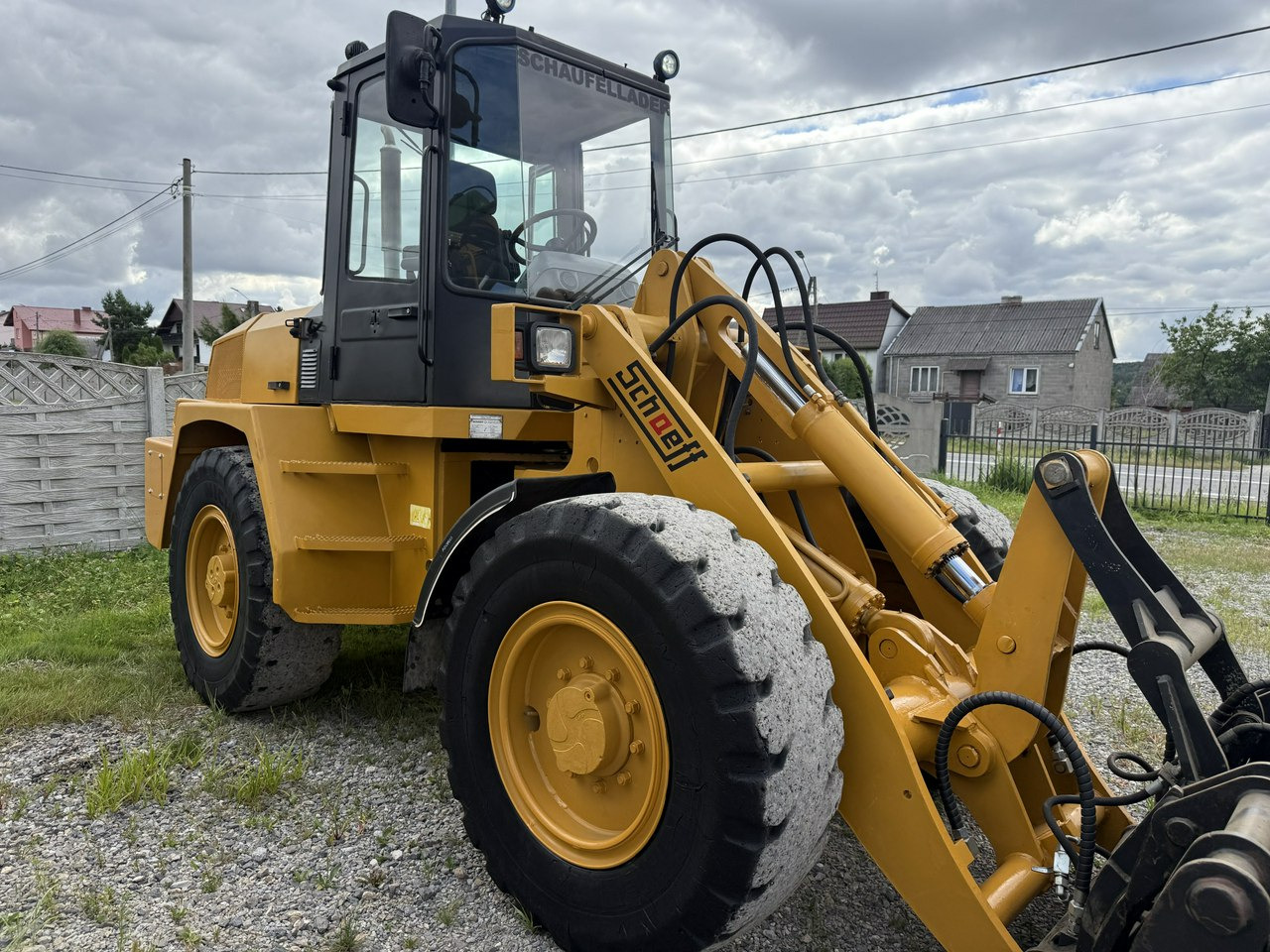 Wiellader Schaeff ZL140 ZEPPELIN Chwytak do Drzewa Łyżka Wysokiego Wysypu