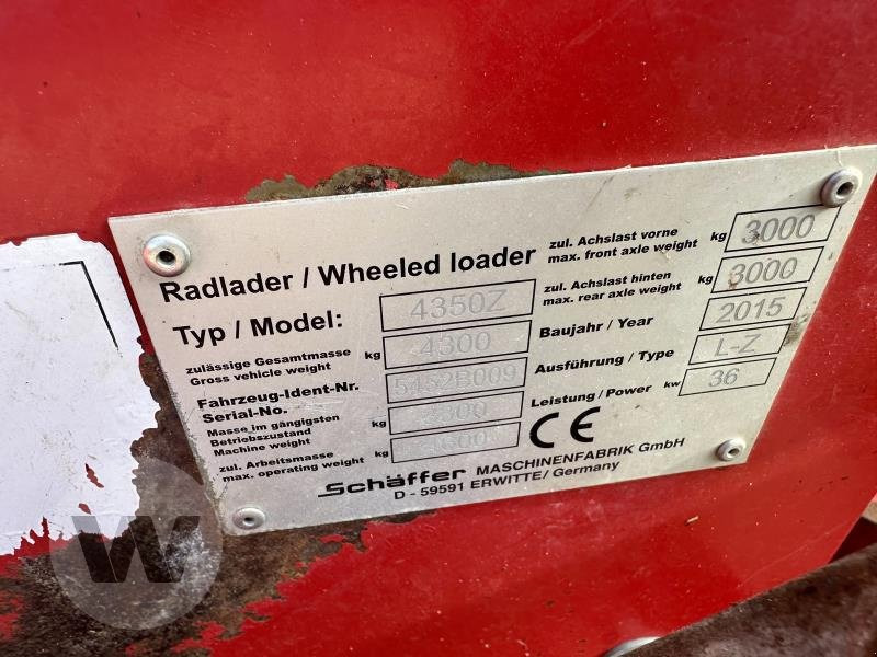 Wiellader Schäffer 4350 Z