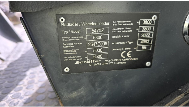 Wiellader Schäffer 5470Z Radlader