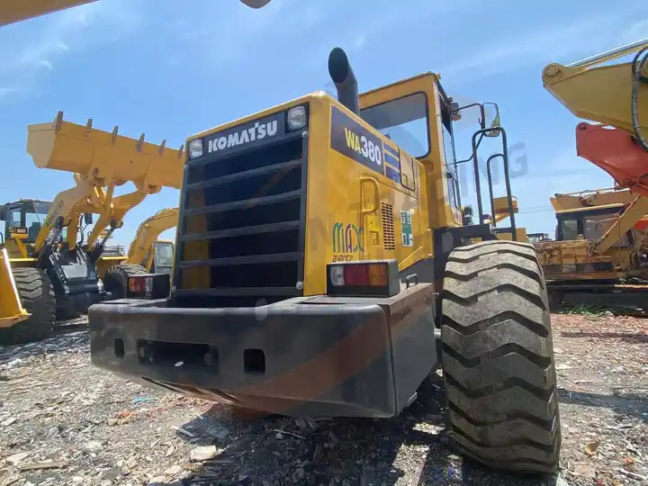Wiellader Second Hand Japan Made Komatsu Wa380-3 Front Loader Used Original Painting Komatsu Wa 380-3 in Stock for Sale
