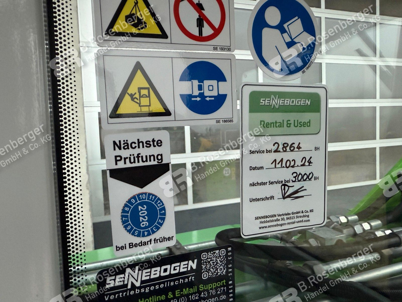 Wiellader Sennebogen 355E Teleskoplader / nur 2865h / TOP