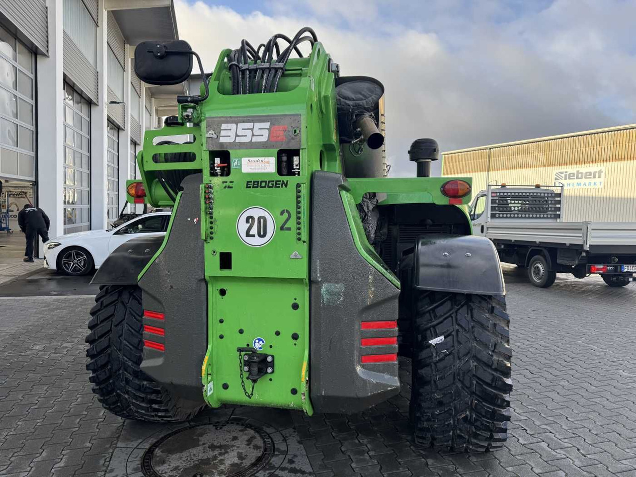 Wiellader Sennebogen 355 E / Greifschaufel / nur 2.260h!