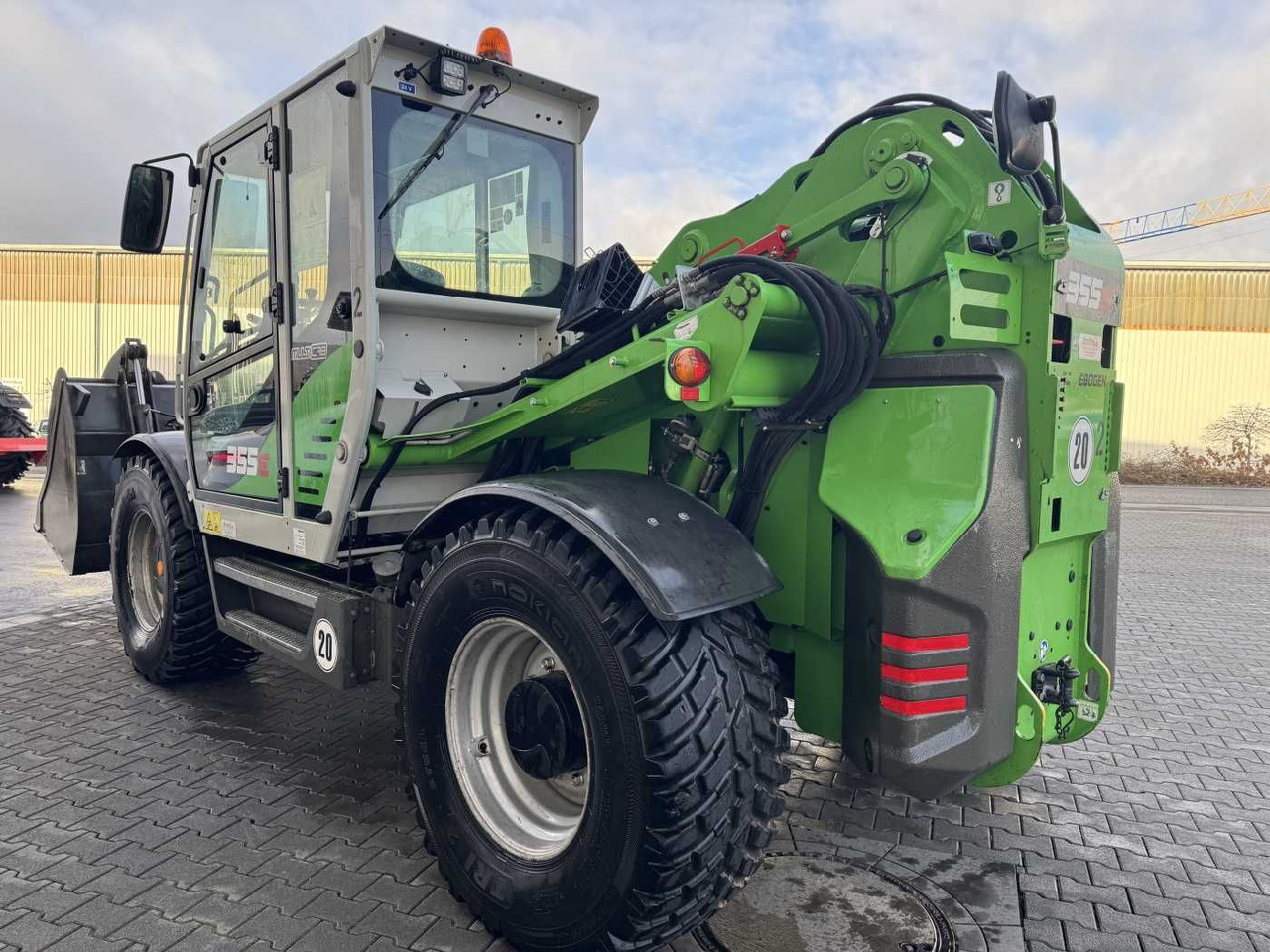 Wiellader Sennebogen 355 E / Greifschaufel / nur 2.260h!