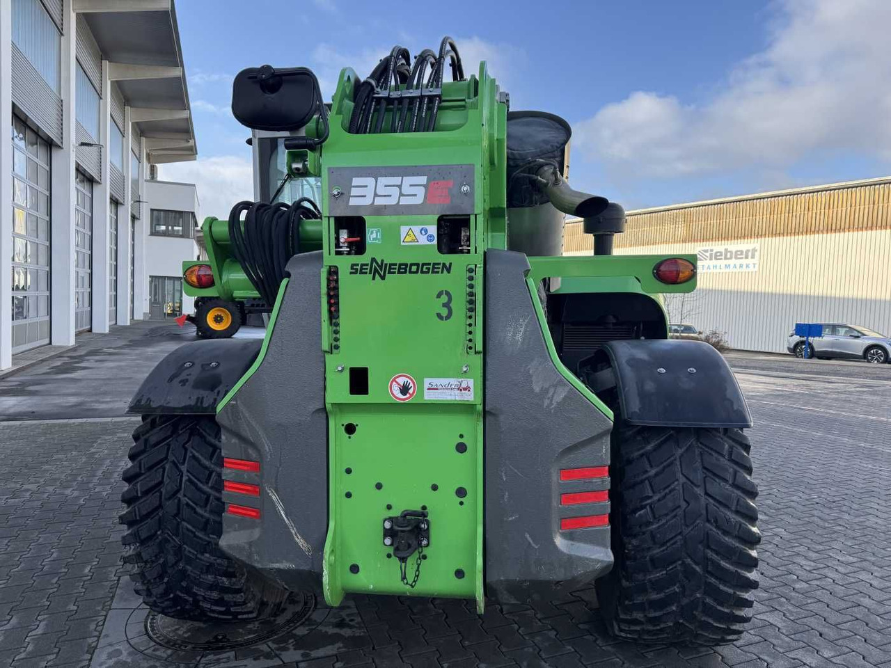 Wiellader Sennebogen 355 E / Greifschaufel / nur 998h!