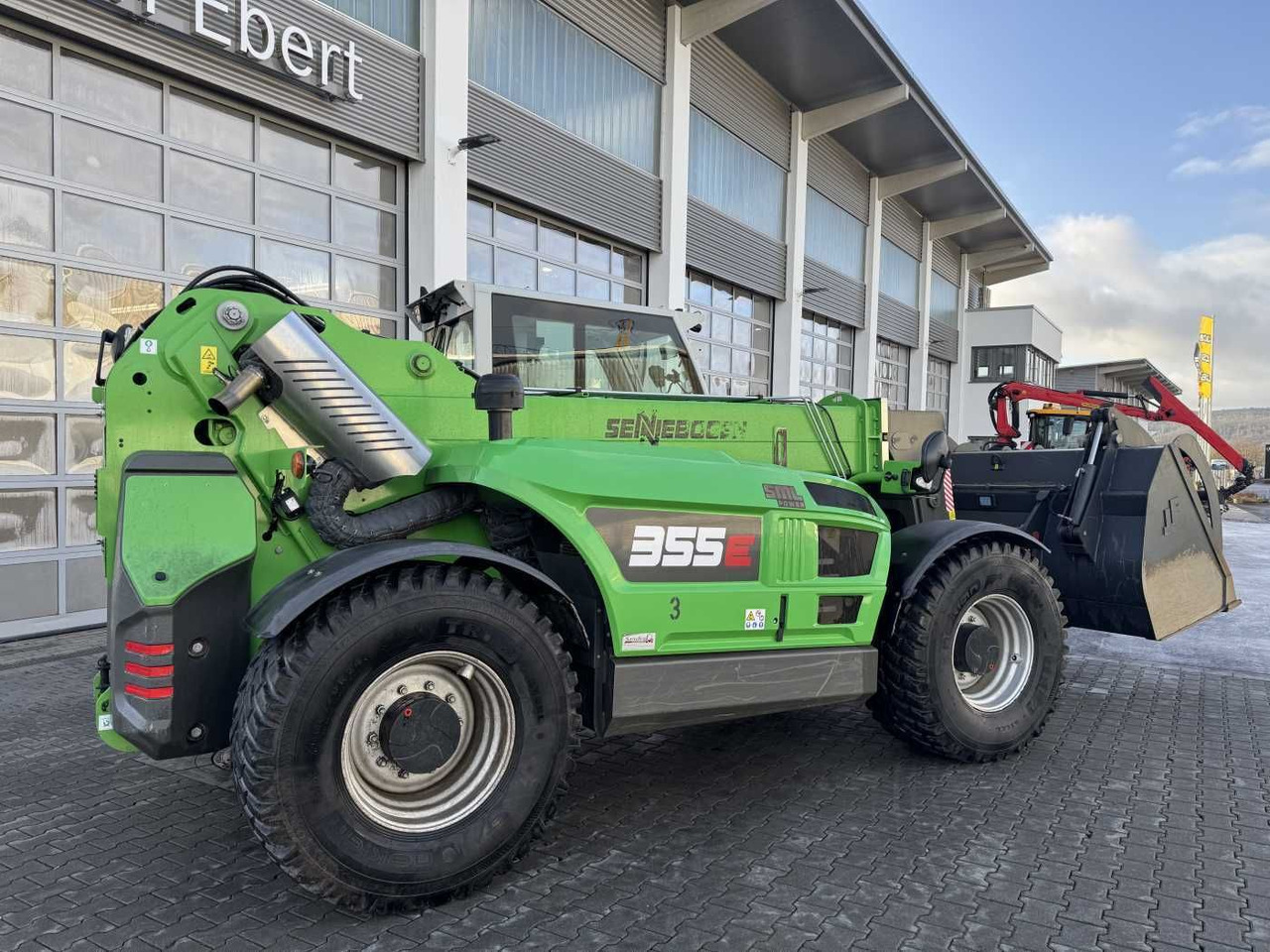 Wiellader Sennebogen 355 E / Greifschaufel / nur 998h!