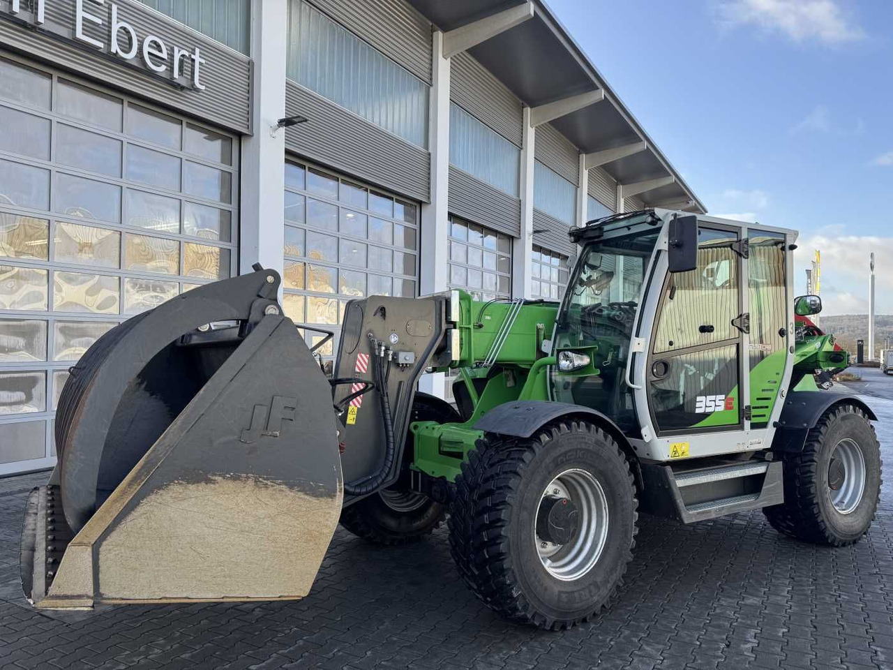 Wiellader Sennebogen 355 E / Greifschaufel / nur 998h!